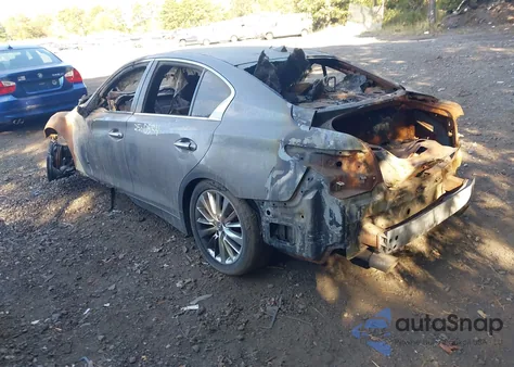 2018 Infiniti Q50 2.0T Luxe из США, поврежденный, VIN JN1CV7AR6JM280007